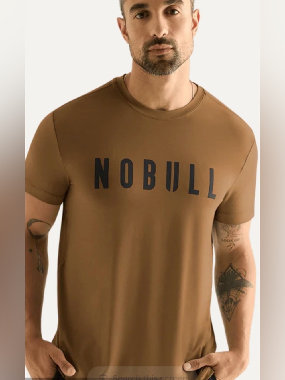 NOBULL Men's Active Tee size XXXL Athleisure Quiet Luxury